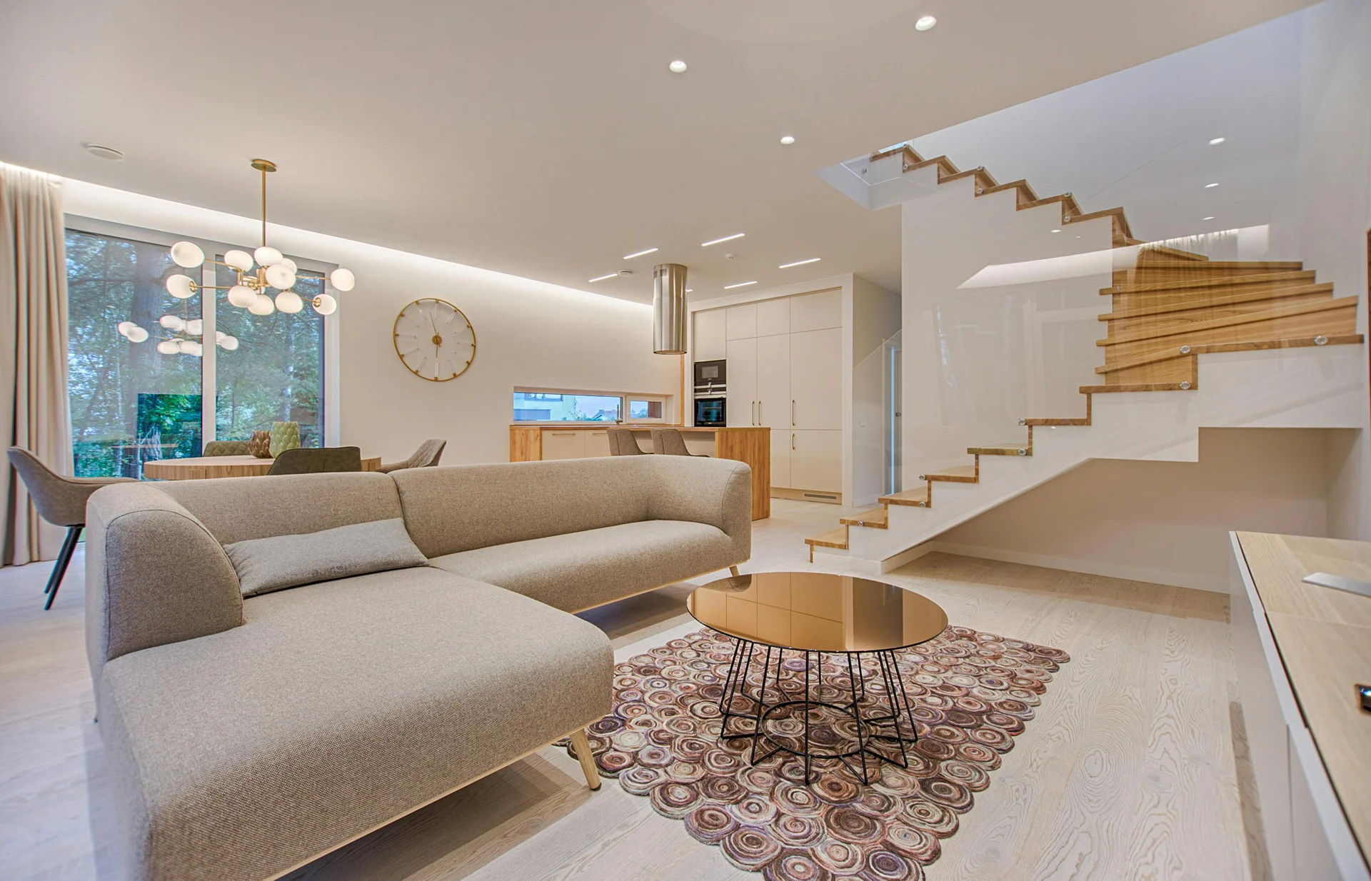 Architectuur en interieur van de woning