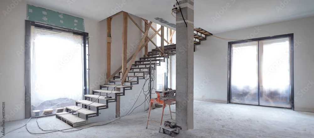 Bouwproject in uitvoering