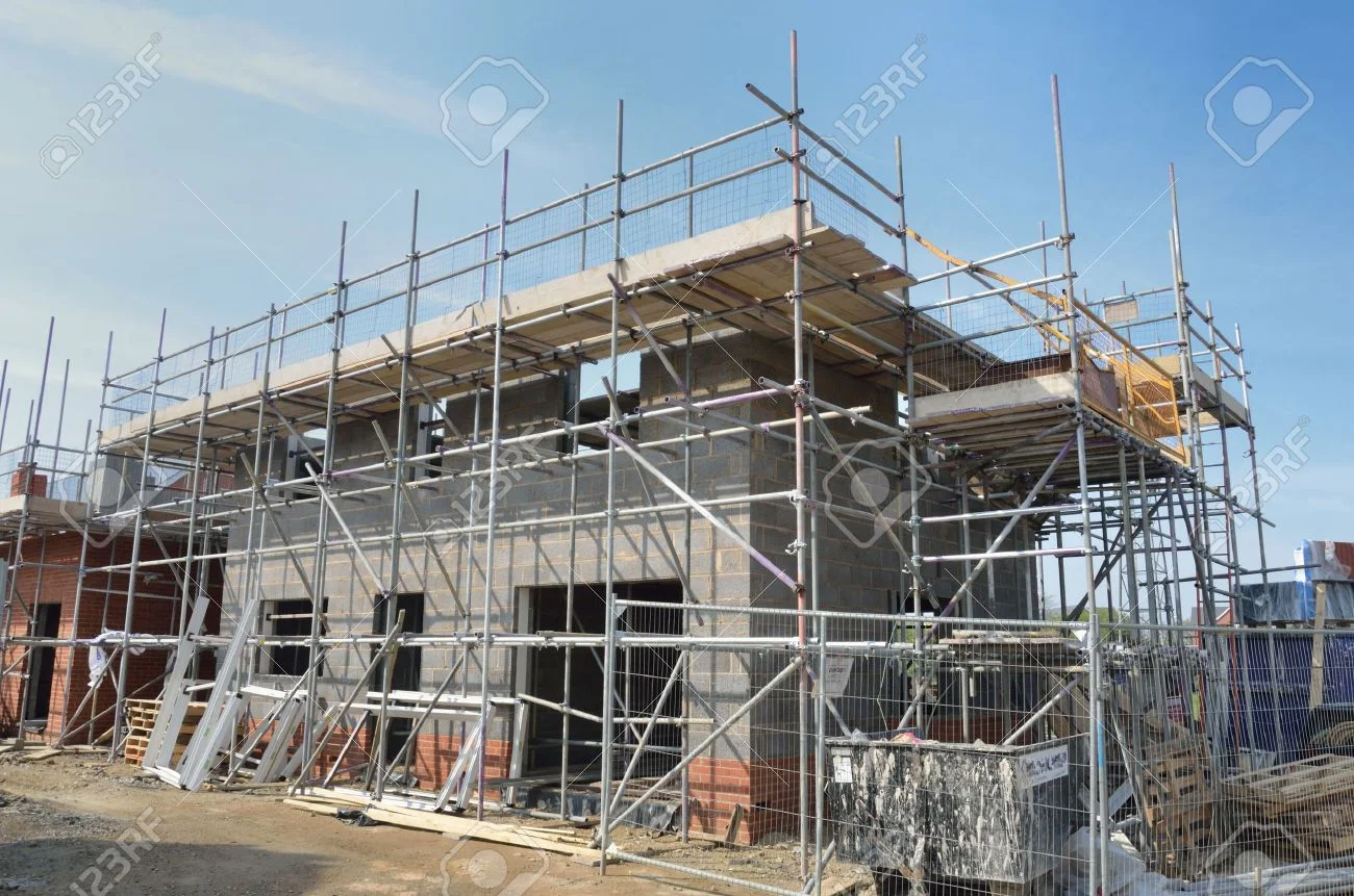 Bouwproject in uitvoering